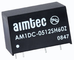 DC-DC Converters feature I/O isolation of 6,000 Vdc.