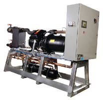 Central Chillers use compact rotary screw compressors.