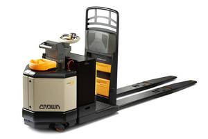 Pallet Truck features electronic power steering.