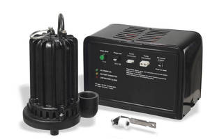 24 Volt Cast Iron Battery Back-Up Sump Pump System