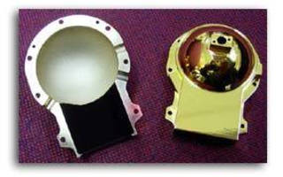 Laser Gold Plating for IR Reflectance