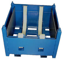 Self-Unloading Containers are used with rods and tubes.