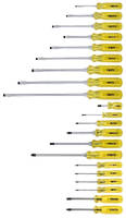 Fluted Screwdrivers suit demanding applications.