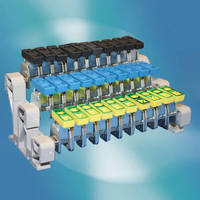 Busbar System accepts variety of terminal connectors.