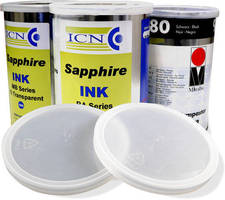 Lid seals pad and screen printing ink cans.