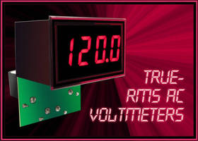 Voltmeters measure down to 0 V via AC or DC supply.