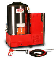 Hot Water Pressure Washer delivers 7.8 gpm at 3,000 psi.