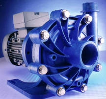 Plastic, Leak-Free Pump withstands corrosive environments.