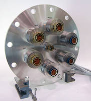 Assemblies combine multiple feedthroughs on single plate.