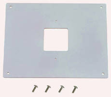 Adapter Plate facilitates mounting devices into enclosures.