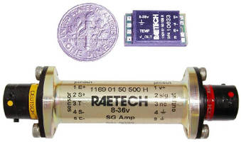 Strain Gage Amplifiers survive heat, shock, and vibration.