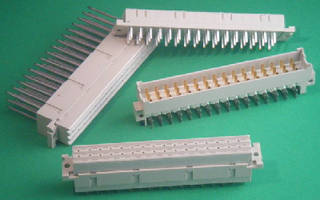 Male/Female 48-Pin DIN Connectors are rated at 6 A per pin.
