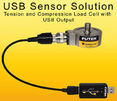 Tension/Compression Load Cell offers USB output.