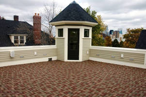 Permeable Composite Pavers are made of recycled material.