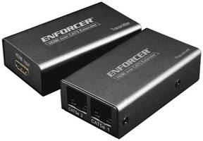 Transmitter/Receiver relays HDMI over Cat4e/6.