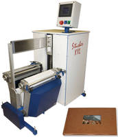 Casing-in Machine produces wallet- to tabloid-sized books.
