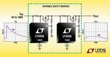 Regulator IC suits Intrinsic Safety applications.