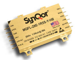 DC/DC Converters target military/aerospace applications.