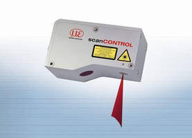 3D Laser Profile Sensor works in stationary/scanning modes.