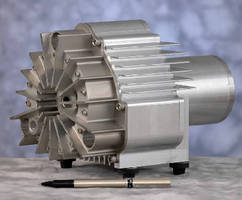 Scroll Pump produces 5 mTorr vacuum without turbo boost.