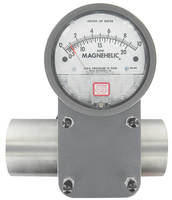 Flow Meter features gauge that reads in. wc and scfm.