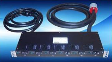 Dual-Input PDU is used with generator and mains power.