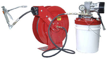 Pump and Reel Kit meets mobile service equipment needs.