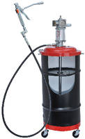 Air-Operated Grease Pump suits light and heavy vehicles.
