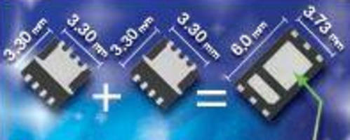 Asymmetric Dual Power MOSFET comes in compact package.