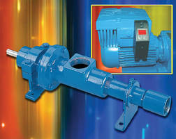 Metering Pump includes integral VFD/motor controls.