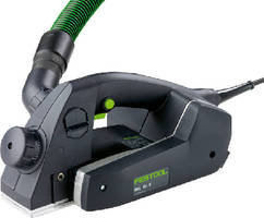 Planer offers single-handed operation.