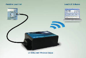 Wireless Load Cell Interface includes USB option.