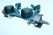 Trailer Suspension System features neutral-toe axle.