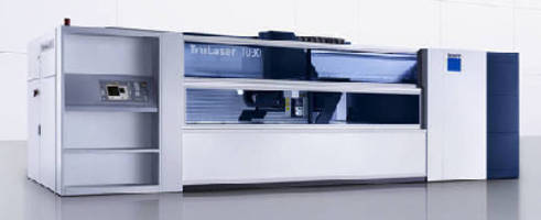 Laser Cutting Machine incorporates touch panel HMI.