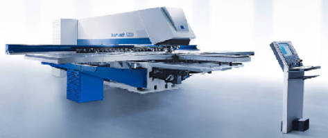 Punch Press combines compact design, high-speed operation.