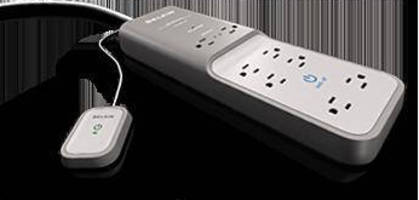 Surge Protector includes timer to minimize power consumption.
