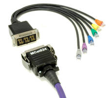 Network Cabling features multichannel CAT5e-rated design.