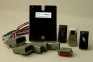 Custom Analog Interface controls vehicle electronics.