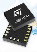 MEMS Accelerometer detects accelerations up to 24 g.