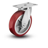 Fork Casters are rated at up to 6,000 lb capacity.