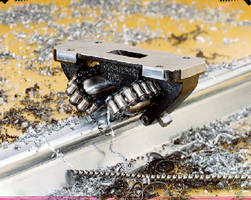 Linear Roller Bearing withstands contaminated applications.