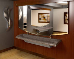 Lavatory System is designed for commercial restrooms.