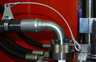 Hose Whip Restraint prevents operator/equipment damage.