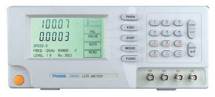 High-Precision LCR Meter offers 0.1% accuracy.