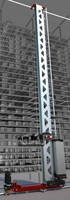 Single-Mast Stacker Crane meets AS/RS application demands.
