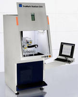 Laser Marking Station optimized for speed, parts accommodation.