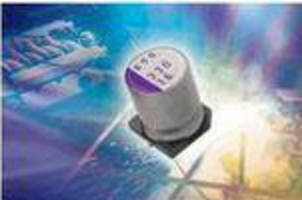 Aluminum Solid Capacitors offer voltage ratings to 35 V.
