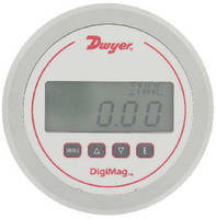 Differential Pressure Gages operate on 24 Vdc or 9 V battery.