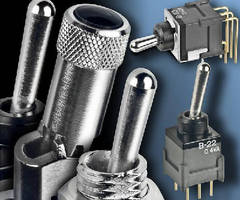 Subminiature Toggle Switches target logic level applications.