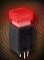 Illuminated Pushbutton Switches offer quiet actuation.